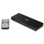 Lindy 4 prievadų HDMI 8K60 jungiklis su eARC, HDMI, USB A, USB C
