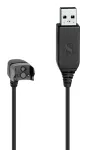 EPOS CH 30 USB įkrovimo laidas IMPACT 5000 ausinėms, juodas, 1,9 m, 33 g