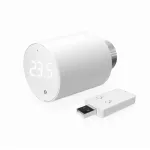 Termostatinis radiatoriaus vožtuvo rinkinys Shelly Heating Control BLU TRV + BLU Gateway Gen. 3 &mdash; M30&times;1,5, Wi‑Fi, AA baterijos, 78 mm auk&scaron;tis