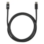 USB laidas Mobilis 001389 USB 2.0 1m USB C juodas