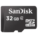 WESTERN DIGITAL SanDisk Micro SDHC atminties kortelė Class 4 32 GB