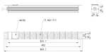GEMBIRD EG-PDU-10C132C19 &ndash; 10x C13 lizdų, 1U stovo, 16 A C19 įvadas, 2 m laidas, 3500 W