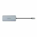 Dicota USB-C 8-in-1 Multi Hub 4K PD 100W sidabrinis
