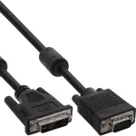 InLine DVI-A laidas 12+5 ki&scaron;tukas / 15 kontaktų HD VGA ki&scaron;tukas 5 m