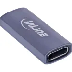 USB-C lyties keitiklis InLine 35900E pilkas, USB-C (patinas) į USB-C (motina)