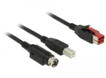 USB laidas DeLOCK 85489 USB 2.0 3 m USB B juodas