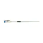 Pataisos laidas RJ45 CAT6A 500MHz 1,5m baltas S-STP(S/FTP) TPE/LSZH(Superflex) AWG26 Synerg