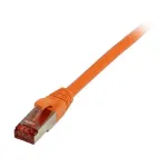 Patch kabelis RJ45 CAT6 250MHz 1,0m oranžinis S-STP (S/FTP) TPE/LSZH Superflex Synergy 21