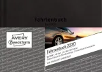 Avery Zweckform 222D transporto priemonės žurnalas (Fahrtenbuch), A6 gulsčioji, 48 lapai, kietu vir&scaron;eliu