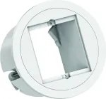 Bachmann PIX 1xCM RAL9010 926.310 Zierring nerūdijančio plieno optikoje