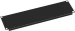 VALUE užpildymo panelis - juoda RAL 9005 - 3U - 48,3 cm (19 colių)