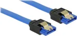 SATA kabelis DeLOCK 84979 0,5 m SATA 7-pin Juodas Mėlynas