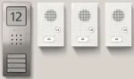 Siedle audio rinkinys Set CAB 850-3 E/W Basic, &scaron;epetėliuotas nerūdijantis plienas (210008744-00)