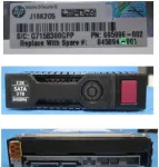 HPE SPS-DRV HD 3TB 6G 7.2K 3.5 SATA Mdl SC (845894-001)