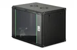 Sieninis tinklo spintos kabinetas DIGITUS Dynamic-N 9U, 600x450 mm (PxG), IP20, rakinamas, nesumontuotas