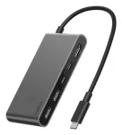 Belkin Connect USB-C dokavimo stotelė, HDMI, USB 2.0 Type-A, USB Type-C, 5000 Mbit/s, 60 Hz, 3840 x 2160 pikselių, juoda