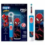 Oral-B Vitality Pro Kids Spiderman besisukantis-osciliuojantis vaiki&scaron;kas dantų &scaron;epetėlis Mėlyna, Raudona