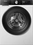 Hisense WD3S8043BW3 skalbyklė su džiovinimo funkcija, laisvai pastatoma, balta