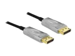 DeLOCK DisplayPort kabelis, DisplayPort (M) į DisplayPort (M), DisplayPort 1.4, 15,0 m, palaiko 8K UHD (7680 &times; 4320), juoda (85886)
