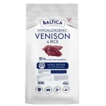 BALTICA Nutraceutic Hypoalerginis vidutinių veislių &scaron;unų ėdalas su elniena ir ryžiais - sausas &scaron;unų ėdalas - 12kg