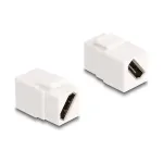 DeLOCK Keystone modulis HDMI moteri&scaron;ka&ndash;moteri&scaron;ka įstrižai 8K 60 Hz baltas