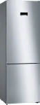 Bosch Serie 4 KGN49XLEA laisvai pastatomas &scaron;aldytuvas-&scaron;aldiklis, 438 L, nerūdijantis plienas