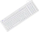 KeySonic KSK-6031INEL-Wh (DE) klaviatūra pramoninė USB QWERTZ voki&scaron;ka balta