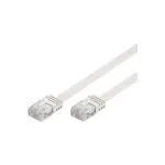 Wentronic Goobay CAT 5e plok&scaron;čiasis pataisos kabelis, U/UTP, baltas, 2 m - CCA vario mi&scaron;inys (93359)