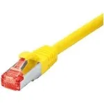 Tecline exertis Connect &ndash; RJ-45 (M) į RJ-45 (M) &ndash; 25 m &ndash; SSTP &ndash; CAT 6 &ndash; be halogenų &ndash; geltonas (71525Y)