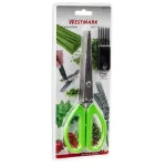 Virtuvinės žirklės Westmark Kr&auml;uter‑Fee 200 mm &ndash; nerūdijančio plieno a&scaron;menys, žalia rankena, žolelėms