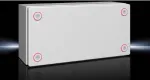 Rittal KX 1502.000 gnybtų dėžė be kabelių įvadų plok&scaron;tės, 200x200x120 mm