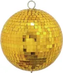 Eurolite Mirror Ball EUROLITE 15 cm auksinis &mdash; diskotekų veidrodinis rutulys &scaron;viesos efektams