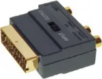 SCART adapteris ShiverPeaks 94035-G su 3 RCA (kompozitinis vaizdas / garsas)