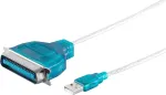 Spausdintuvo lygiagretusis kabelis ShiverPeaks 75607 1,2 m USB-Centronics