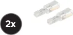 Kabelio apsauga nuo susisukimo ShiverPeaks 71216-W-SET2 &ndash; ragelio laido sukimo stabdiklis