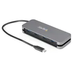 StarTech.com 4 prievadų USB-C &scaron;akotuvas - 4x USB-A - USB 3.0 Type-C &scaron;akotuvas - USB 3.2 Gen 1 (5 Gbps) - maitinamas i&scaron; magistralės ne&scaron;iojamas USB-C į USB-A adapteris ne&scaron;iojamam kompiuteriui - 28,5 cm kabelis su kabelio tvarkykle