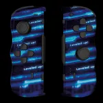 Lexip X CRUNCHYROLL - LEVEL UP WL TWIN PADS, žaidimų pultas, Nintendo Switch 2, D-pad, krypties mygtukai, analoginis / skaitmeninis, belaidis, juoda, mėlyna