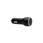 Automobilinis USB-C 65W įkroviklis d bramante re-charge &mdash; 12&ndash;24V cigarečių degtukas, 1&times; USB-C, juodas