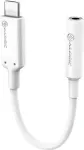 ALOGIC Elements Pro - Adapter USB-C auf Klinkenstecker - USB-C m&auml;nnlich zu Mini-Stecker weiblich - 10 cm - wei&szlig; - aktiver Chip (ELPC35A-WH)