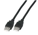 USB kabelis EFB Elektronik K5204.0,5 0,5 m USB 2.0 juodas