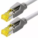 Tinklo kabelis Helos 151871 0,3 m Cat6a S/FTP pilka