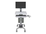 Ergotron WorkFit C-Mod Single LD Sit-Stand Workstation Cart 24-198-055 iki 27 colių