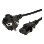 Synergy 21 maitinimo laidas 230V CEE 7/7 Schuko ki&scaron;tukas &ndash; IEC-C13 lizdas 1m juodas
