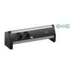 Bachmann Desk Power Strip, 2x CEE7 lizdai, 1x USB-C 30W įkroviklis, 1x CM GST18