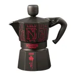 Bialetti Moka Express Sound Stranger Things 3-Cup Stovetop Espresso Maker (150 ml) Black