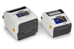 Zebra ZD621d-HC tiesioginio terminio spausdinimo lipdukų spausdintuvas &ndash; 203 dpi &ndash; 108 mm juosta &ndash; 203 mm/s &ndash; spalvotas LCD jutiklinis ekranas &ndash; USB 2.0, LAN, nuoseklioji jungtis, USB host, Bluetooth LE 5 &ndash; baltas