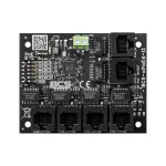 BCS-xPoE6-II nevaldomas PoE+ komutatorius, 6 prievadų (4 PoE), 60W biudžetas, stalinis/metalinis