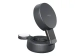 Belkin UltraCharge 25W Qi2 Magnetic 2-in-1 belaidė įkrovimo stotelė tamsiai pilka WIZ043KQCH