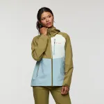 Cotopaxi Impermeo 3L Hooded Shell Jacket - Moss/Sea Spray (Women's, Size S)