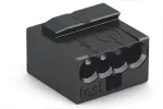 WAGO 243-204 MICRO PUSH WIRE jungčių dėžutės jungtis, 4 laidininkų, 100 vnt.
